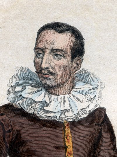 Portrait of Pierre de Bourdeille, seigneur de Brantome, French historian, soldier and biographer by French School