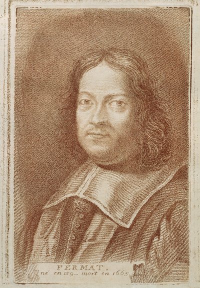 Portrait of Pierre de Fermat from Histoire des Mathematiciens by Alexandre Saverien by French School