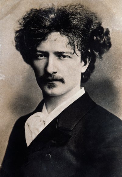 Portrait of Polish composer Ignacy Jan Paderewski by French School