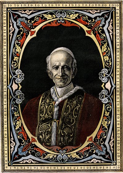 Portrait of Pope Leon XIII (Giacchino Pecci) by French School