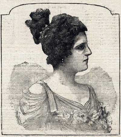 Portrait of Princess Caraman-Chimay (Clara Ward - 1873 - 1916) by French School