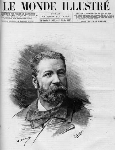 Portrait of Raoul Duval (1832-1887), French lawyer and deputy by French School
