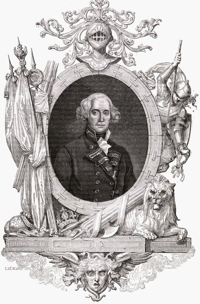 Portrait of Richard, Earl Howe, English Naval Officer by French School