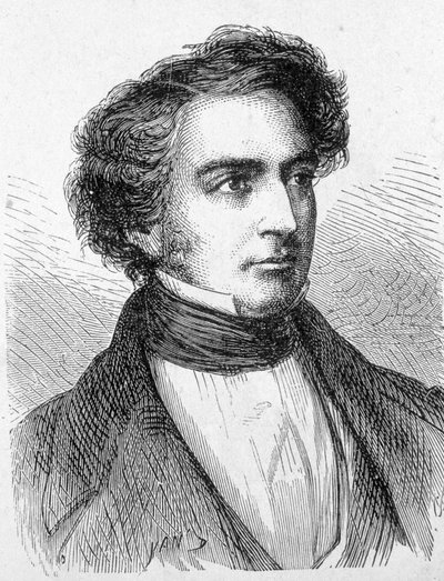 Portrait of Robert Stephenson (1803 - 1859) - in Album of Science; Illustrious Scholars; Great Discoveries 1896 by French School