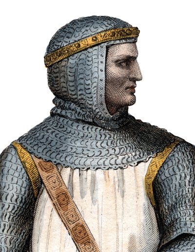 Portrait of Rollo (Robert I) (860-c.927-933), Viking leader and Duke of Normandy by French School