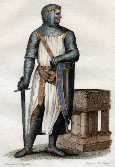 Portrait of Rollo, Viking leader and Duke of Normandy by French School