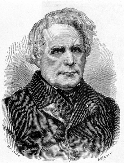 Portrait of Ruhmkorff Heinrich Daniel (1803 - 1877), Builder of Physics Instruments (the Induction Apparatus), German Mechanic and Electrician - in 