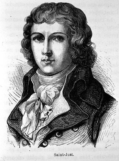 Portrait of Saint-Just (1767 - 1794) - in 