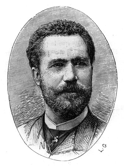 Portrait of Sebastian Julian Gayarre Garjon, Spanish tenor. Engraving in 