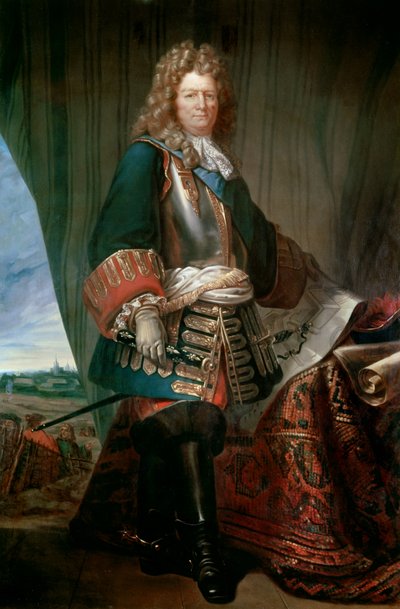 Portrait of Sebastian the Prestre, Lord of Vauban, Marshal of France. Anonymous painting of the French school. Musee Du Genie militaire à Angers by French School