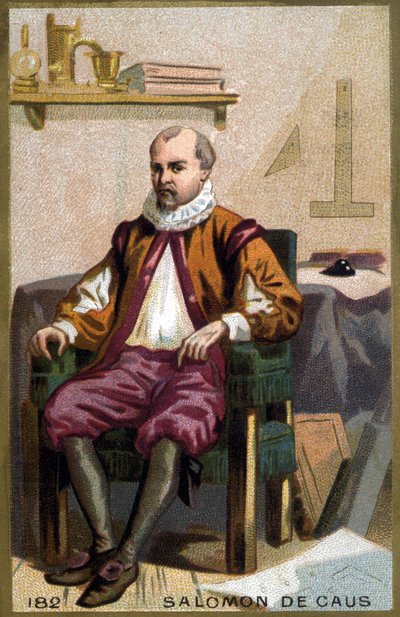 Portrait of Solomon de Caus by French School
