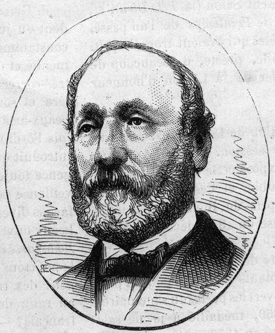 Portrait of Theodore Ballu (1817-1885), French Architect by French School