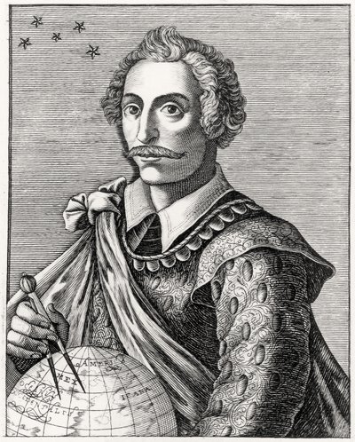Portrait of Thomas Cavendish (1560-92) by French School