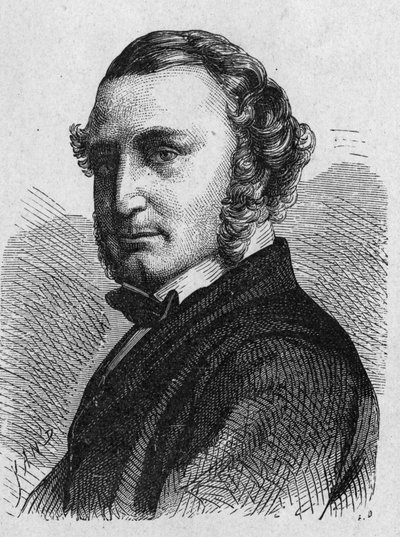 Portrait of Thomas Russell Crampton - in “Album of Science; illustrious scholars; Great discoveries” 1896 by French School