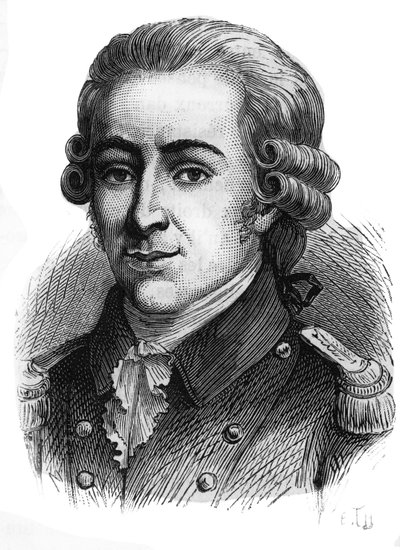 Portrait of Thomas de Mahy, Marquis de Favras. Engraving from the end of the 19th century by French School