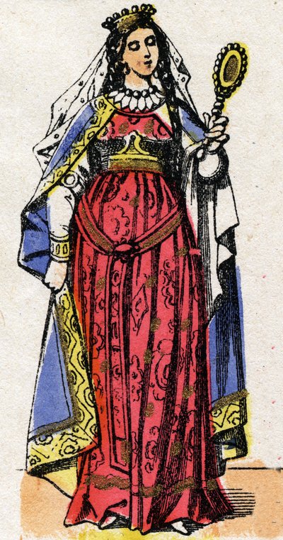Portrait of Ultrogothe, Queen of France and Wife of Childebert I. by French School