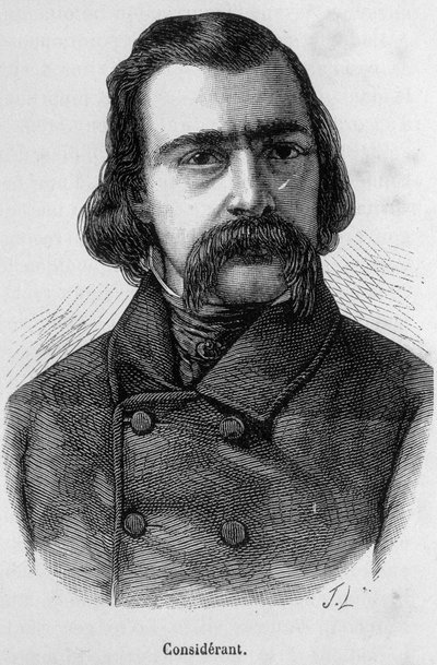 Portrait of Victor Recital (1808-1893), French philosopher and economist - in L