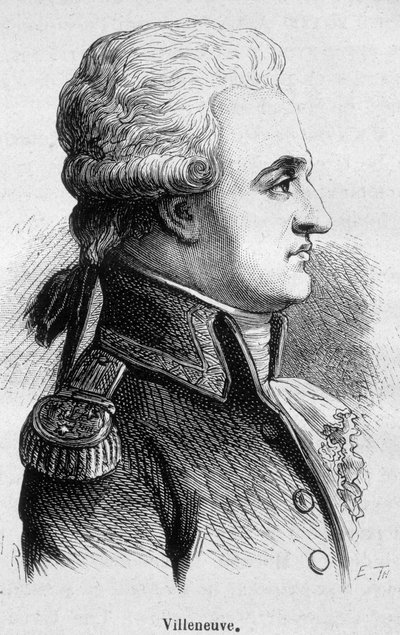 Portrait of Villeneuve, French admiral (1763-1806) - in L