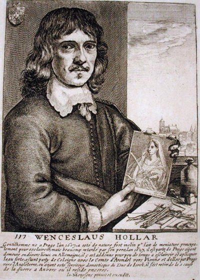 Portrait of Wenceslaus Hollar by French School
