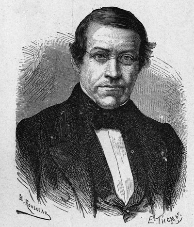Portrait of Wheatstone (1802 - 1875), Inventor in the Field of Telegraphy - in Album of Science; Illustrious Scientists; Great Discoveries 1896 by French School