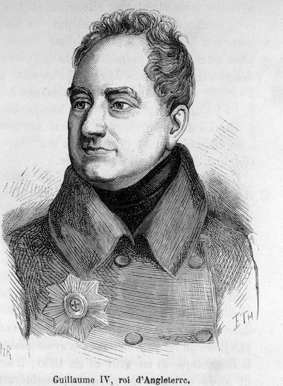 Portrait of William IV, King of England (1765-1837) by French School