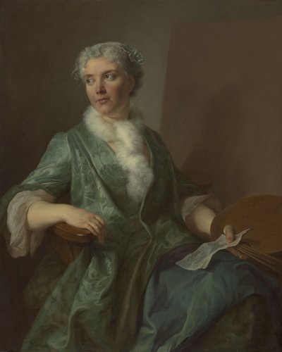 Portrait of a Woman Artist by French School