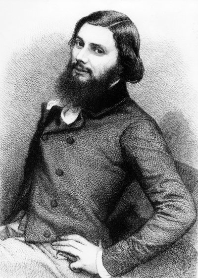 Portrait of a Young Gustave Courbet, c.1840s by French School