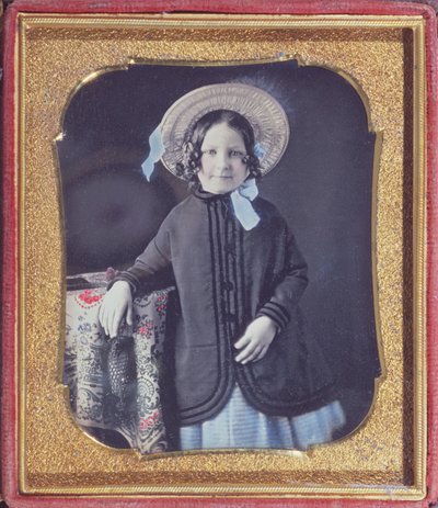 Portrait of a young girl, c.1845-50 by French School