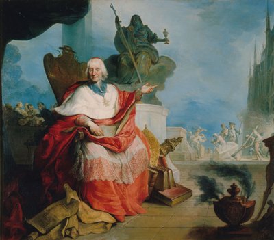 Portrait of Cardinal Louis Antoine de Noailles, Archbishop of Paris by French School
