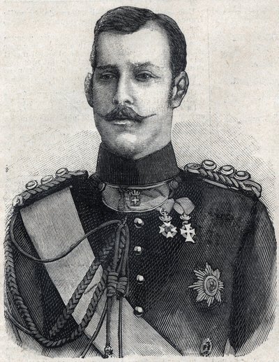 Portrait of the Crown Prince of Greece (who became George I of Greece) by French School