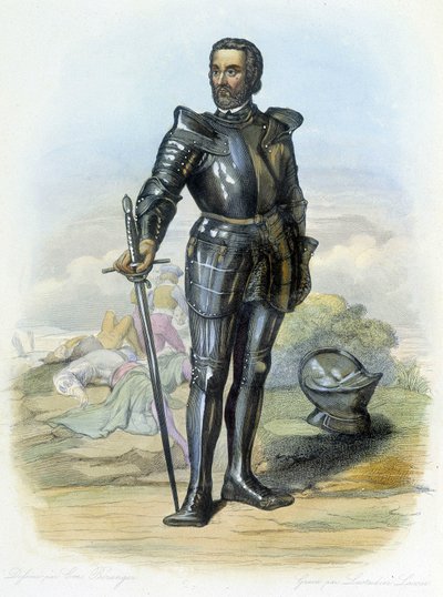 Portrait of the Knight Bayard (1475-1524) - in 