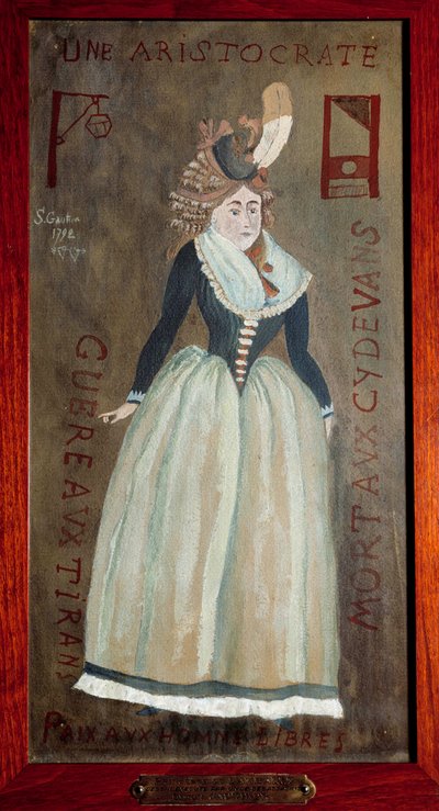 Portrait of the Princess of Lamballe (Marie-Therese Louise de Savoie-Carignan) Painted by One of Her Assassins by French School
