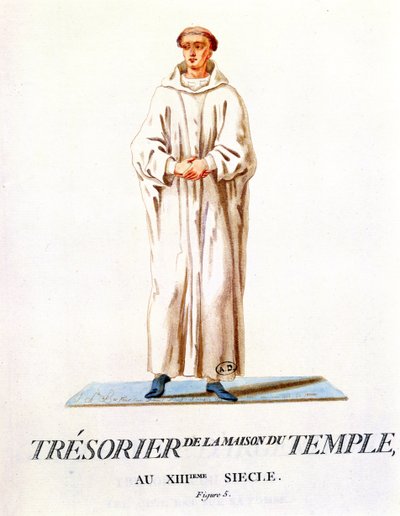 Portrait of the Treasurer of the House of the Temple by French School