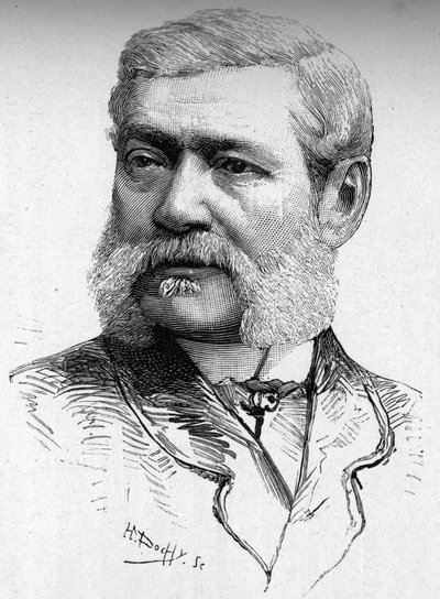 Portrait of the wood engraver, Count Colonna Cesari (1825-1887). by French School