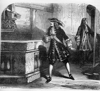 Portrait of the knight of Bouillon, young debauche, future lover of Madame d