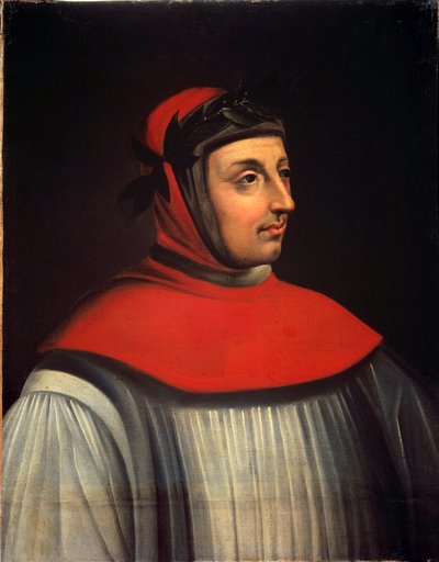 Portrait of the Poet Francesco Petrarca (Petrarch) by French School