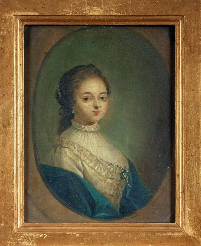 Portrait of the Writer Madeleine de Scudery by French School