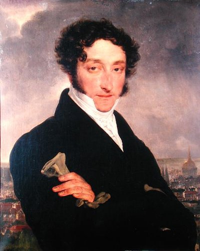 Portrait presumed to be of Charles Nodier by French School