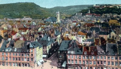 Postcard of the View from Madeleine Tower, Besancon, c. 1930 by French School