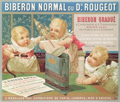 Poster Advertising a Graduated Bottle Designed by Dr. Rougeot, 1887 by French School