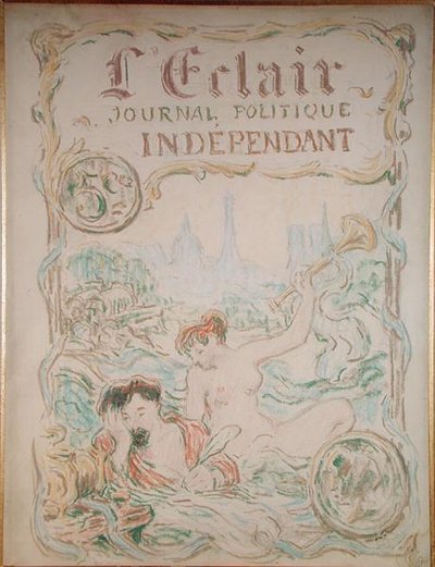 Poster design for the newspaper 