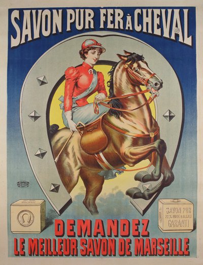 Poster for Le Fer a Cheval Soap by French School