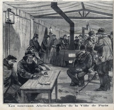 Precarity in the capital: The new heater shelters in the city of Paris where the poor come to heat, in 