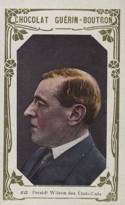 President Wilson of the United States by French School