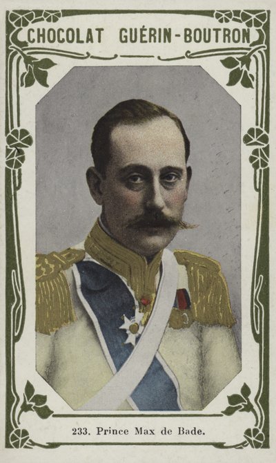 Prince Max of Baden by French School
