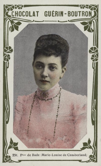 Princess of Baden, Marie-Louise of Cumberland by French School