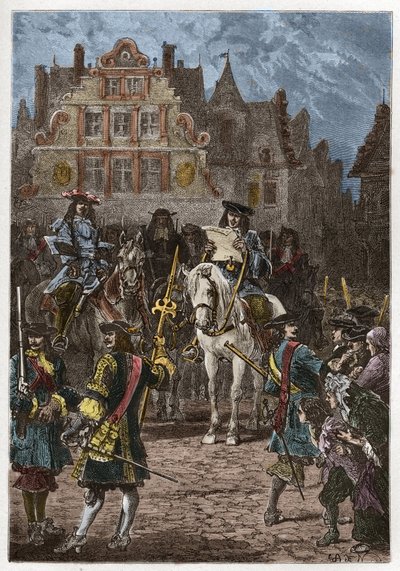 Proclamation of the revocation of the Edict of Nantes (October 22) by French School