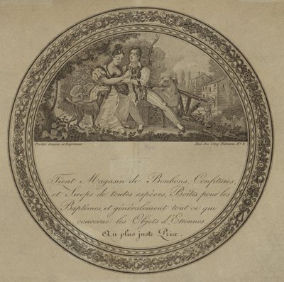 Product Label for a French Sweetshop by French School