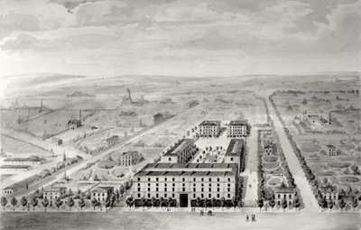 Project for the Napoleon housing development, 58 rue Rochechouart, Paris by French School