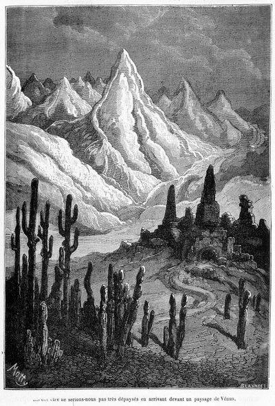 Imaginary Projection of a Venus Landscape - in 